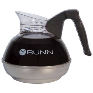 Bunn 06100.0103 64 Oz Drip-proof Coffee Decanter Plastic Black Handle Stainless Steel Bunn 06100.0103 64 Oz Drip-proof Coffee Decanter Plastic Black Handle Stainless Steel