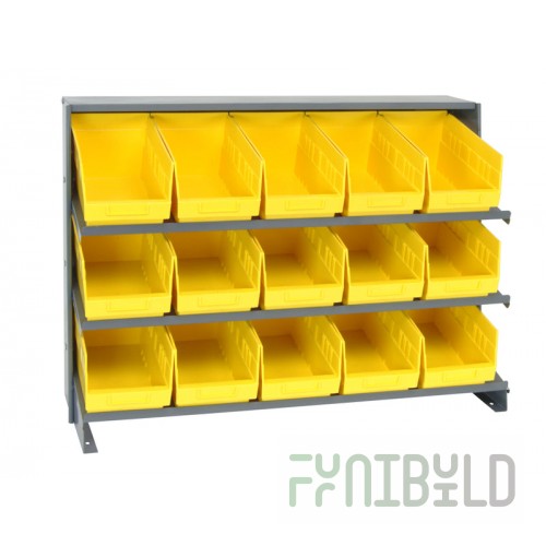 Quantum QPRHA-202_YELLOW Pick Rack Sloped Bench Style