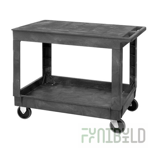 Quantum PC4026-33-3TR 40 Inch Utility Cart with Tool Holder Polymer Gray