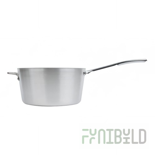 Vollrath 67310 10 Quart Tapered Sauce Pan Aluminum with Riveted Handle