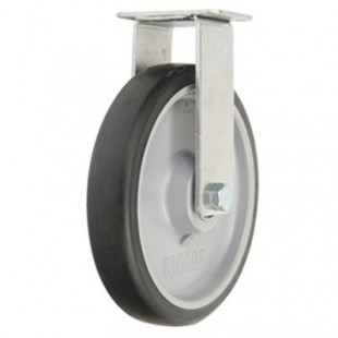 Forbes Industries 1632-R 8 Inch Black Wheel Rigid Caster Stable Mobility Forbes Industries 1632-R 8 Inch Black Wheel Rigid Caster Stable Mobility