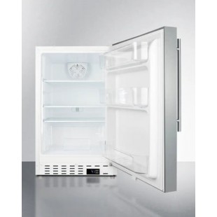 Summit ALR46WSSHV 19 Inch Undercounter All-Refrigerator Reach-In 3.53 Cu Ft Summit ALR46WSSHV 19 Inch Undercounter All-Refrigerator Reach-In 3.53 Cu Ft