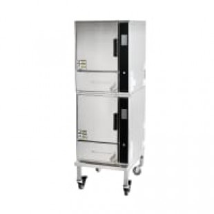 Groen (2)GSSP-BL-5GS LH N02 SB 22 Inch Stand Mounted Gas Convection Steamer 58,000 BTU Groen (2)GSSP-BL-5GS LH N02 SB 22 Inch Stand Mounted Gas Convection Steamer 58,000 BTU