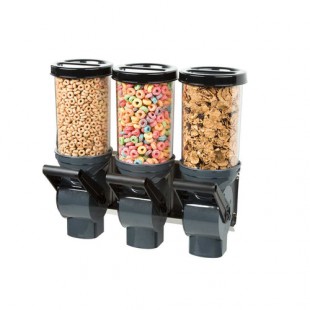 Server Products 88950 15 Oz CEREALSERV Dry Cereal Dispenser Triple Wall Mount Server Products 88950 15 Oz CEREALSERV Dry Cereal Dispenser Triple Wall Mount