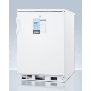 Summit FF6LWPRO 23-5/8 Inch Accucold Undercounter Refrigerator 5.5 cu ft Summit FF6LWPRO 23-5/8 Inch Accucold Undercounter Refrigerator 5.5 cu ft