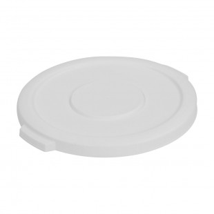 Carlisle 34101102 16 Inch Polyethylene Waste Container Lid Heavy Duty With Tab Locks