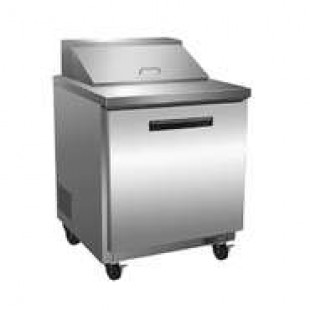 Hubert 69K-807 Kratos® Mega-Top Sandwich/Salad Prep Table One Self-closing Door Unit With 9 Hubert 69K-807 Kratos® Mega-Top Sandwich/Salad Prep Table One Self-closing Door Unit With 9