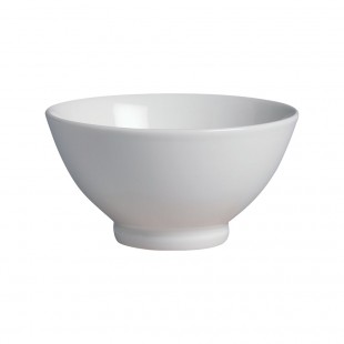 Cameo China 710-184 48 Oz Bowl Round Dishwasher and Microwave Safe White Ceramic