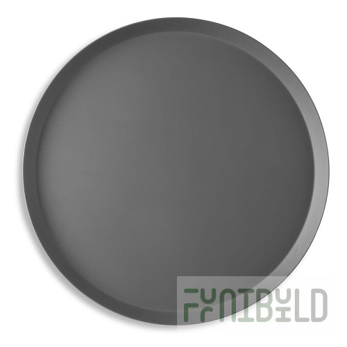Vollrath PC18SHC 18 Inch Diameter Pizza Pan Press Cut Aluminum Hard Coat NSF