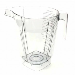 Vitamix 015896 8 Inch Clear Polycarbonate Blender Container with 1.5 Gallon Capacity