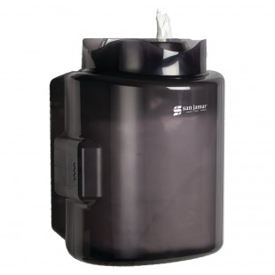 San Jamar T430TBK 10-3/4 Inch Wet Wipe Dispenser Wall Mount Impact Resistant Black San Jamar T430TBK 10-3/4 Inch Wet Wipe Dispenser Wall Mount Impact Resistant Black