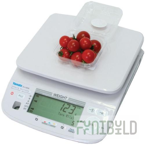 Yamato FIX-100W-6 9-1/4 Inch Portion Scale 13 Lb 6-Digit LCD Auto-Tare Plastic
