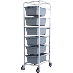 Winholt AL-L-6-XB 27 Inch Lug Cart Mobile Rustproof Aluminum with Gusset Legs Winholt AL-L-6-XB 27 Inch Lug Cart Mobile Rustproof Aluminum with Gusset Legs
