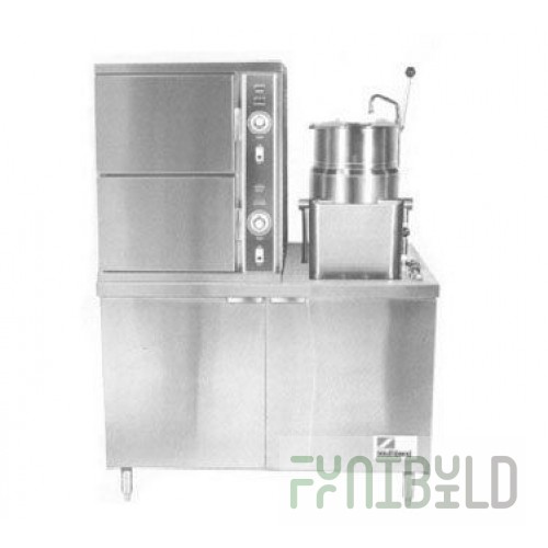 Southbend ECX-2S-6-10 Convection Steamer/Kettle Electric (2) Compartment