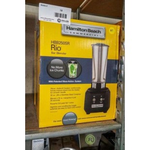 Hamilton Beach HBB250SR 32 Oz Electric Bar Blender with Stainless Steel Container