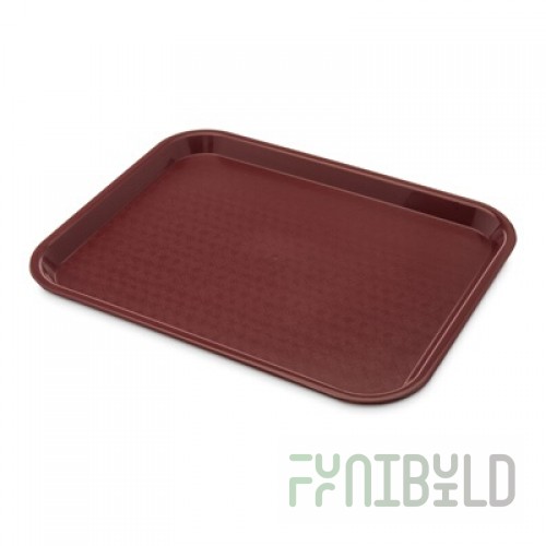 Carlisle CT101461 13-7/8 Inch Rectangular Café Tray Polypropylene Burgundy