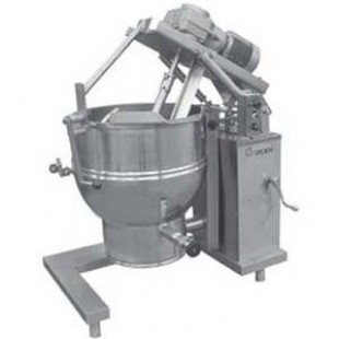 Groen DEE/4T-60A TA/3_240/60/1 47 Inch Electric Kettle Mixer 60 Gallon Stainless Steel with Advanced Controls