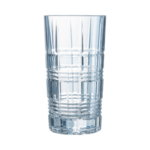 Arc Cardinal P4187 13 Oz Glass Hi Ball with Arocroc Brixton - Tabletop