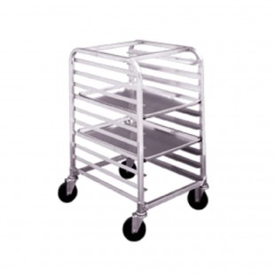 Winholt AL-1810-HKD 18 Inch Pan Rack Mobile Aluminum End Loading Winholt AL-1810-HKD 18 Inch Pan Rack Mobile Aluminum End Loading