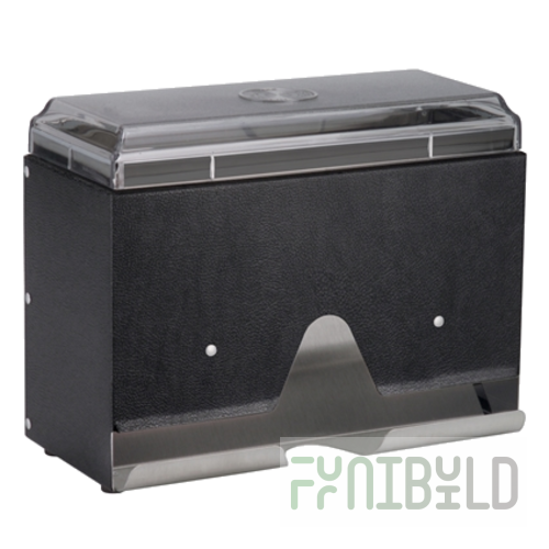 Vollrath 3815-12 9 Inch Straw Dispenser Metal Wrapped Woodgrain