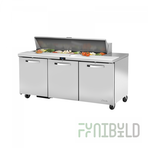 True Refrigeration TSSU-72-16-HC~SPEC3 72 Inch Sandwich Salad Unit with Stainless Steel