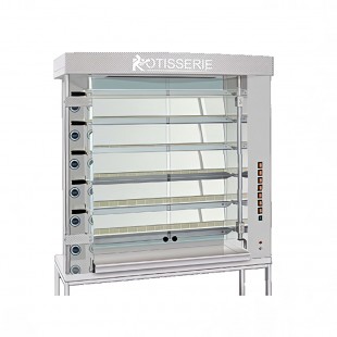 Rotisol FF1425-6G-SSP 56 Inch Gas Rotisserie Countertop with 6 Spits 91000 BTU Rotisol FF1425-6G-SSP 56 Inch Gas Rotisserie Countertop with 6 Spits 91000 BTU