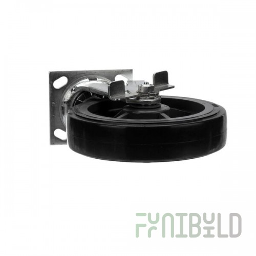 Cres Cor 0569 341 B 8 Inch Caster with Brake Pneumatic Wheel Heavy Duty