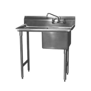 Winholt WS1T1618LD24 Sink 16 Inch Width with Left-hand 24 Inch Drainboard Winholt WS1T1618LD24 Sink 16 Inch Width with Left-hand 24 Inch Drainboard