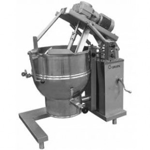 Groen DHT-40A TA/3 47 Inch Gas Kettle Mixer 100000 BTU with Scraper Mixer