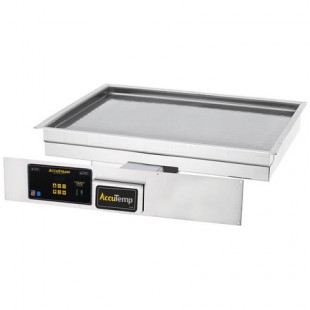 AccuTemp EGD2403B4850-C0 49 Inch AccuSteam Griddle Drop-in Electric 7 Gauge Stainless Steel with Grease Trough