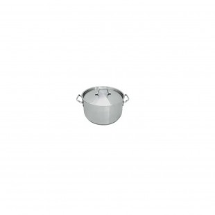 Thunder Group SLSBP4025 25 Quart Brazier Pot Stainless Steel with Lid Thunder Group SLSBP4025 25 Quart Brazier Pot Stainless Steel with Lid