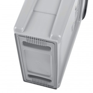 Rubbermaid Commercial Products 2026696 11-Inch Wide Trash Receptacle Black Plastic Odor Control