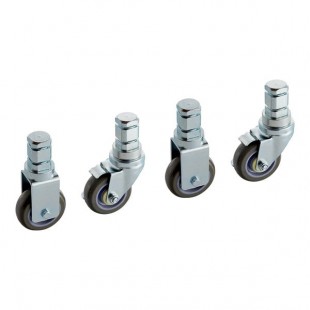 Alto Shaam 5014422R 3-1/2 Inch Stem Casters with Rigid and Swivel Brakes