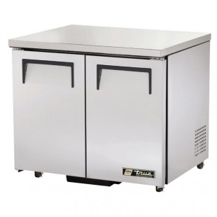 True Refrigeration TUC-36-ADA-HC~SPEC3 36 Inch Refrigerator Undercounter Electric 2 Section with Stainless Steel Exterior