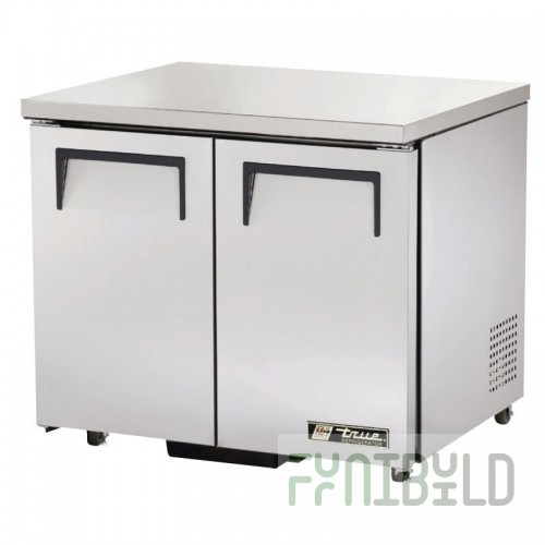 True Refrigeration TUC-36-ADA-HC~SPEC3 36 Inch Refrigerator Undercounter Electric 2 Section with Stainless Steel Exterior