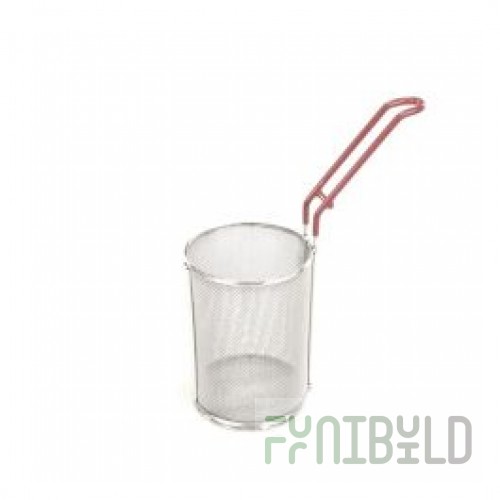 Pitco B4510002 4-5/8 Inch Round Pasta Basket Stainless Steel Fine Mesh