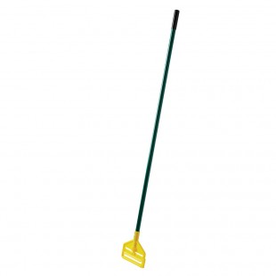 Rubbermaid FGH14600GR00 60 Inch Wet Mop Handle Fiberglass Yellow Plastic Head
