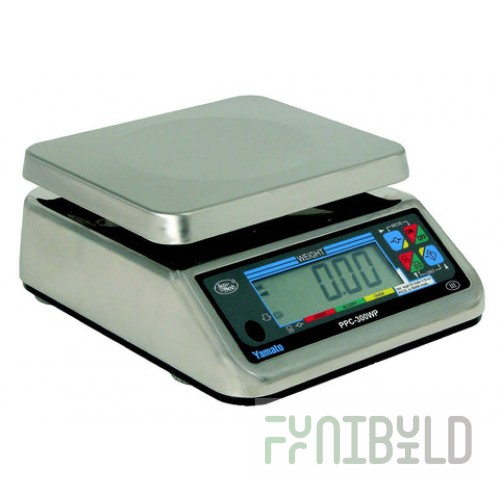 Yamato PPC-300WP-22 9 Inch Stainless Steel Digital Portion Control Scale with Waterproof Design