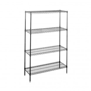 Nor-Lake SSG610-4 120 Inch 4-Tier Shelving Unit Green-Kote Epoxy Coated Nor-Lake SSG610-4 120 Inch 4-Tier Shelving Unit Green-Kote Epoxy Coated