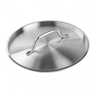 Thunder Group SLSPS4100C 20-3/8 Inch Stock Pot Lid Stainless Steel with Descriptors