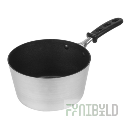 Vollrath 69302 2-3/4 Quart Aluminum Tapered Sauce Pan with Non-Stick Interior