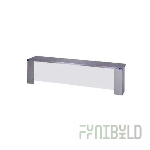 Duke 656-460-5S-D 72-3/8 Inch Double-deck Serving Shelf Stainless Steel with Acrylic Panels