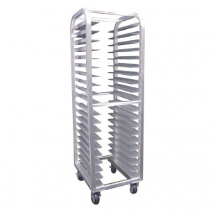 Winholt ALUN-1812-HD 21 Inch Universal Pan Rack Aluminum with 5 Inch Casters