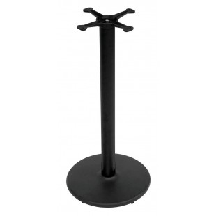 BK Resources BK-BRTB2-22 22 Inch Round Table Base Cast Iron Powder Coat Finish