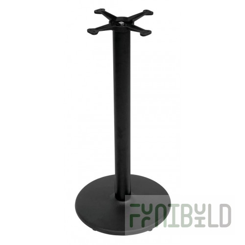 BK Resources BK-BRTB2-22 22 Inch Round Table Base Cast Iron Powder Coat Finish