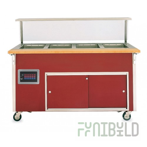 Vollrath 36941-2 88 Inch Open Storage Module to 16-1/2 Inch High Stainless Steel
