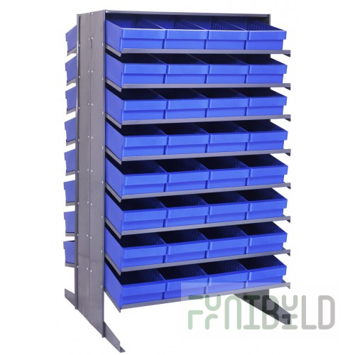 Quantum QPRD-606_BLUE Pick Rack Sloped Double-sided