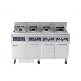 Frymaster 4FPRG50T 62 Inch Gas Deep Fryer Floor Model with 480000 BTU Frymaster 4FPRG50T 62 Inch Gas Deep Fryer Floor Model with 480000 BTU