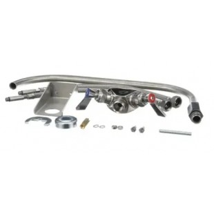 Optional Stainless Steel Double Pantry Faucet and Bracket Kit for KDL60T, KDP60T, KDL80T, KDP80T, KDL100T, MKET12T and MKET20T Series, Cleveland DPK2