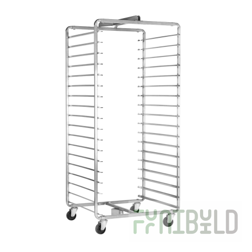 AMPTO 410567220 Oven Rack 15 Tray Capacity Stainless Steel for Rotorbake E5